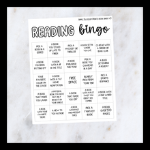 Load image into Gallery viewer, Book Journaling Stickers - Reading Bingo Challenge
