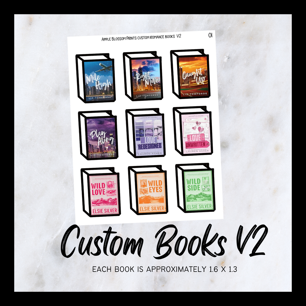 Book Journaling Stickers - Custom Book Sticker Covers V2