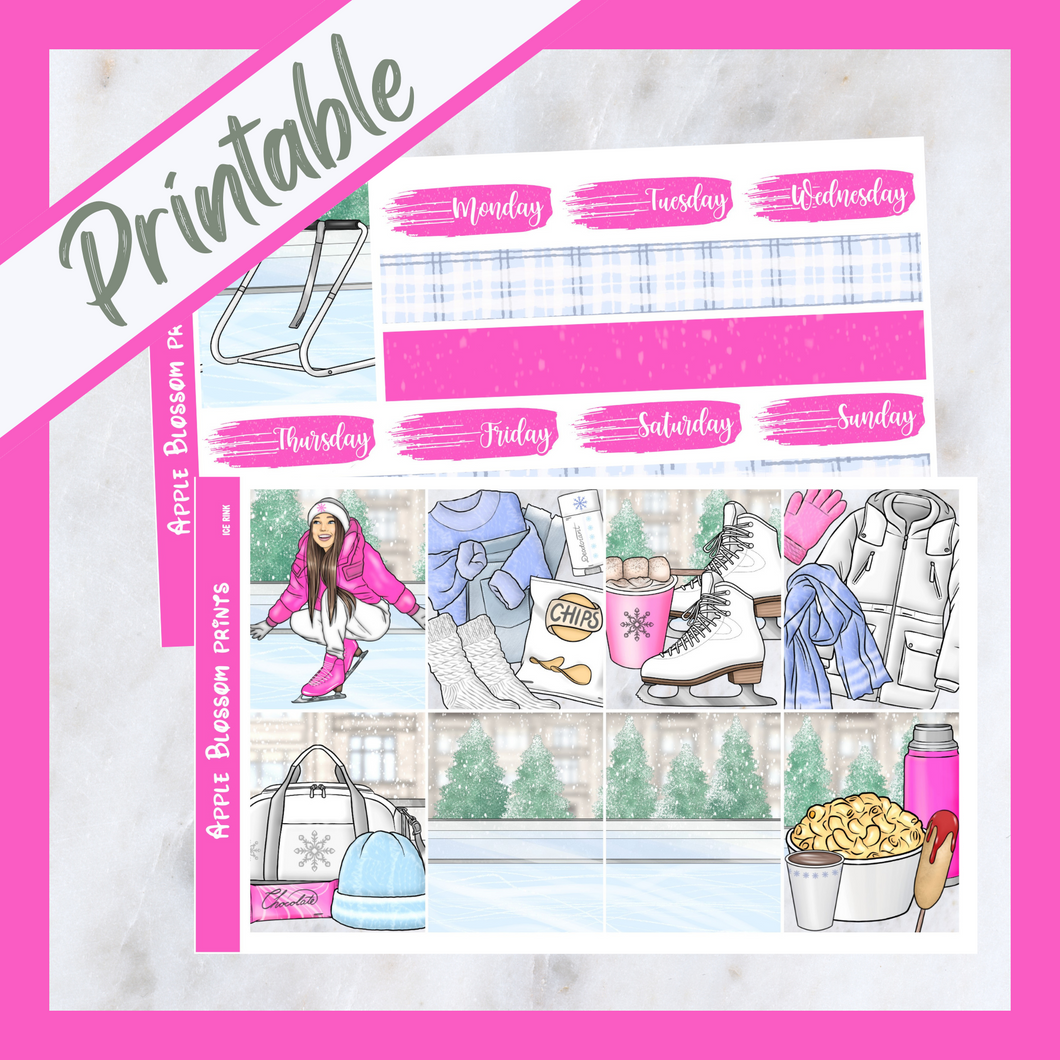 Ice Rink- Printable Weekly Kit