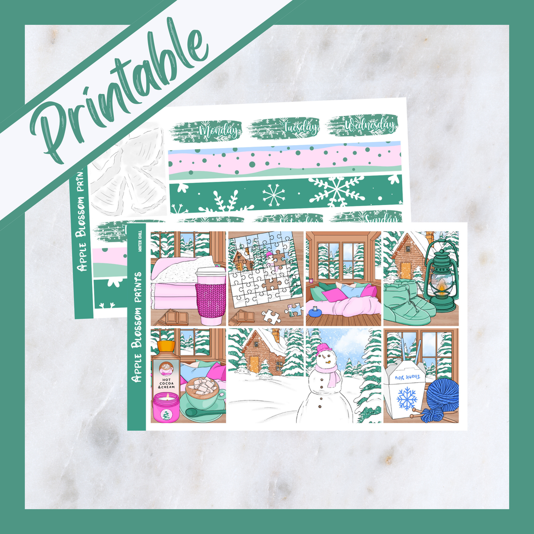 Winter Chill - Printable Weekly Kit