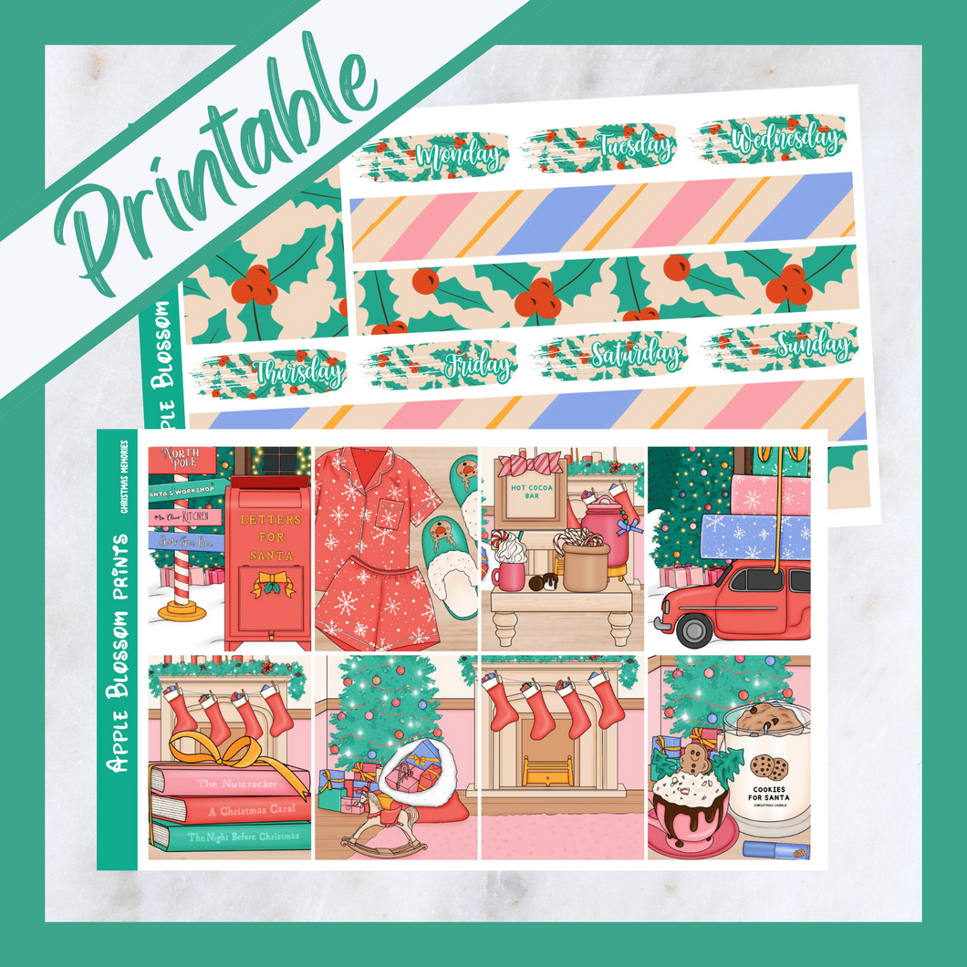 Christmas Memories - Printable Weekly Kit