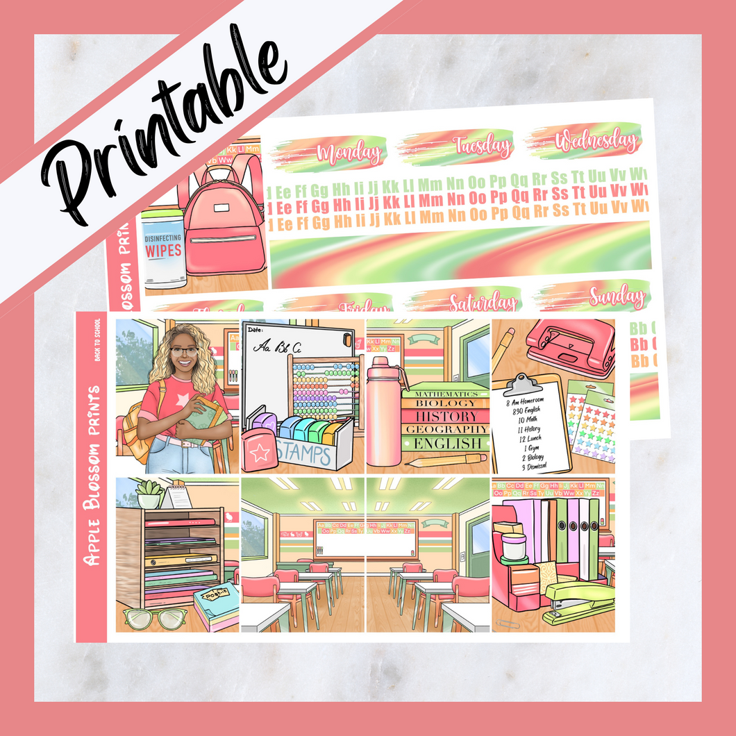 BTS - Printable Weekly Kit