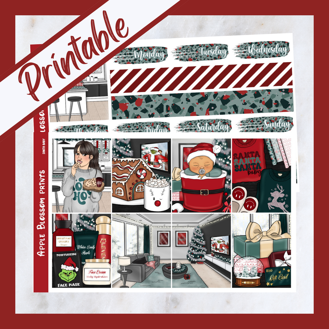 Santa Baby - Printable Weekly Kit