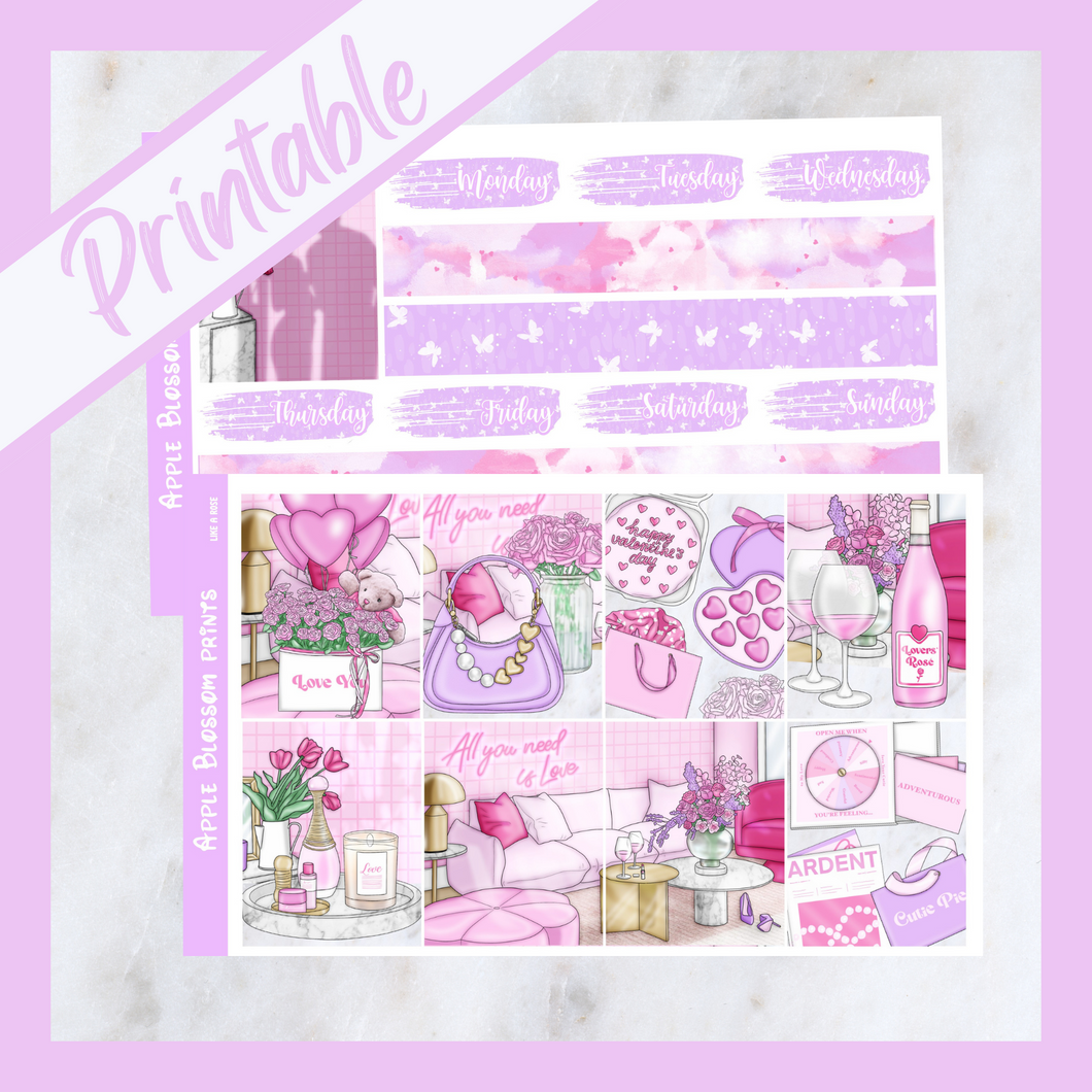 Like a Rose - Printable Weekly Kit