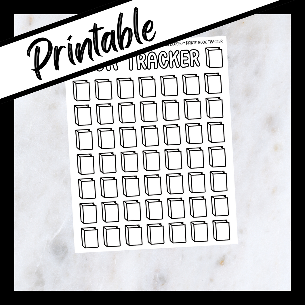 Printable Bookish - Book Tracker