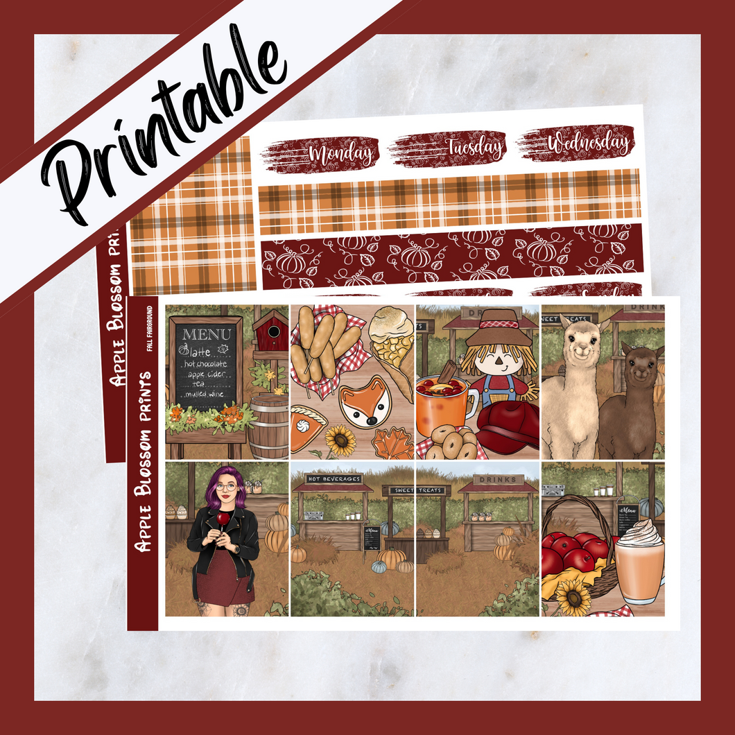 Fall Fairground - Printable Weekly Kit