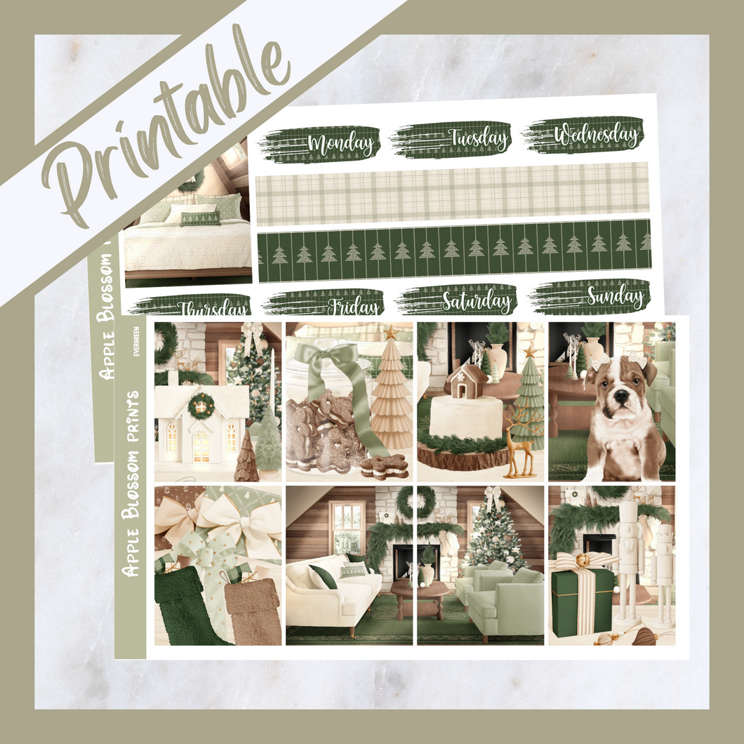 Evergreen - Printable Weekly Kit