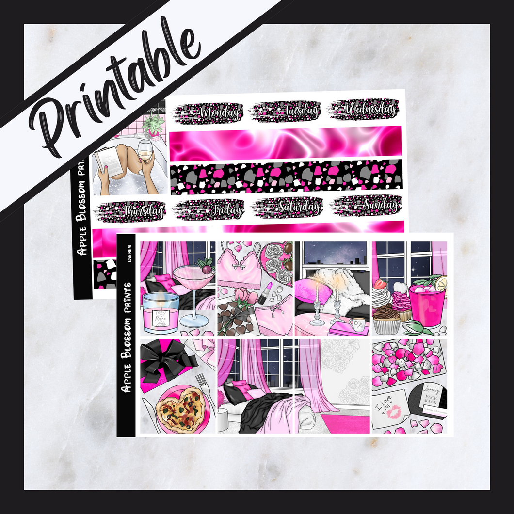 Love ME V1 - Printable Weekly Kit