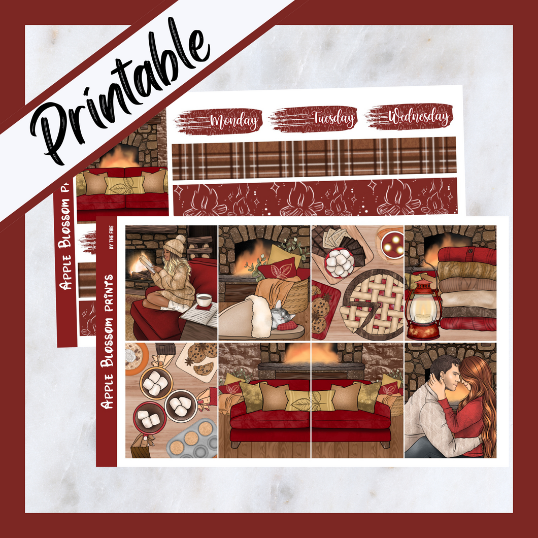 By the Fire - Printable Weekly Kit