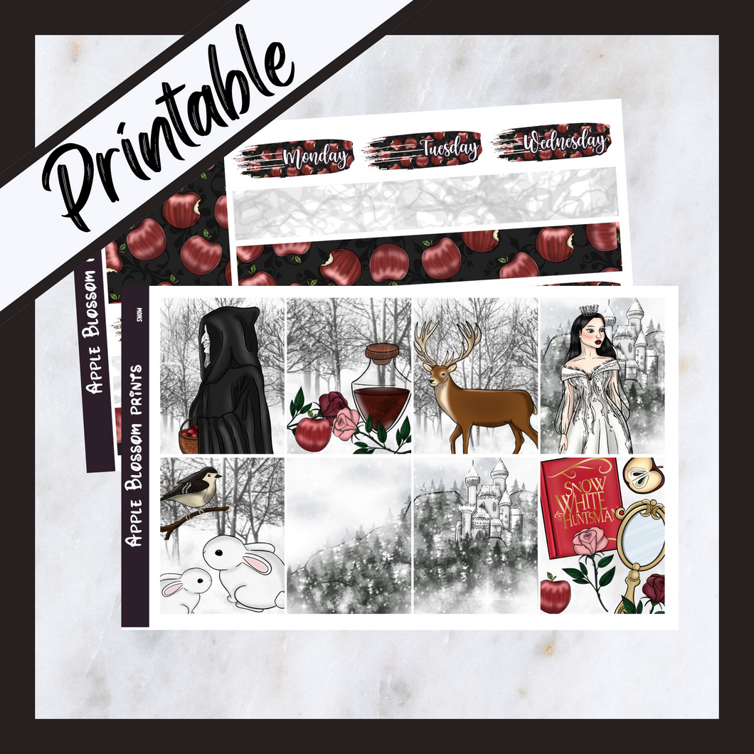 Snow - Printable Weekly Kit