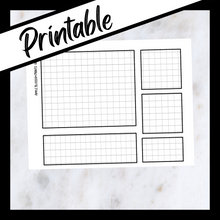 Load image into Gallery viewer, Printable Bookish - Grid Boxes
