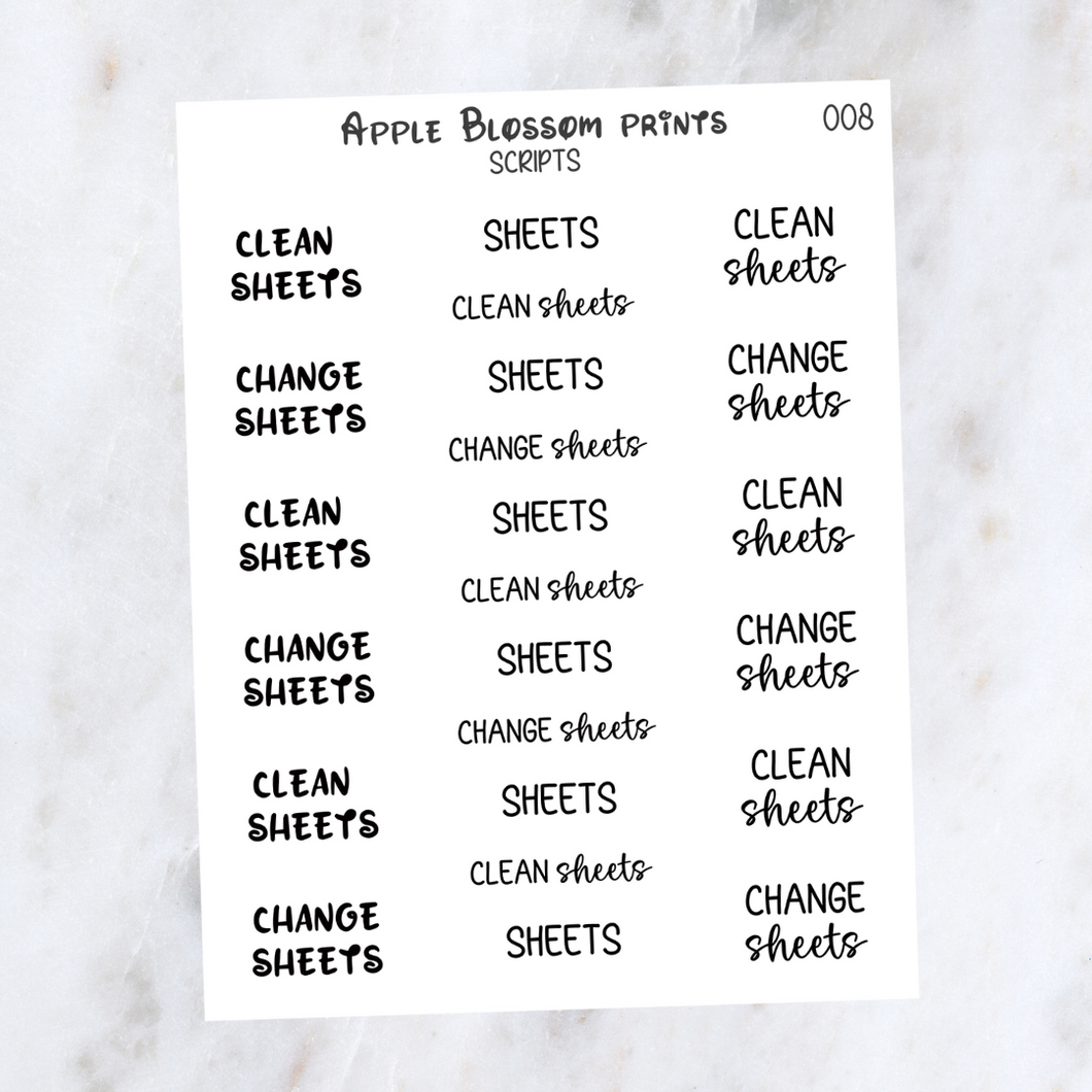 Scripts 008 Clean Sheets