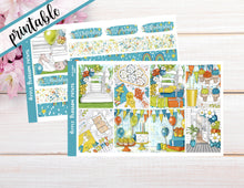 Load image into Gallery viewer, Hip Hip Hooray Bright  - Printable Weekly Kit
